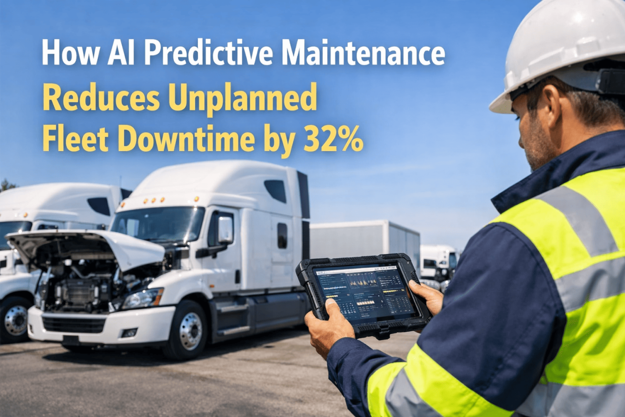 Predictive Maintenance at Scale: Cut Fleet Downtime 40% with AI ...